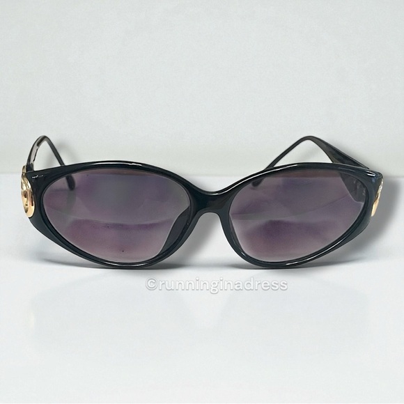 Vintage Christian Dior Black & Gold CD Logo Sunglasses 2851A main image 11